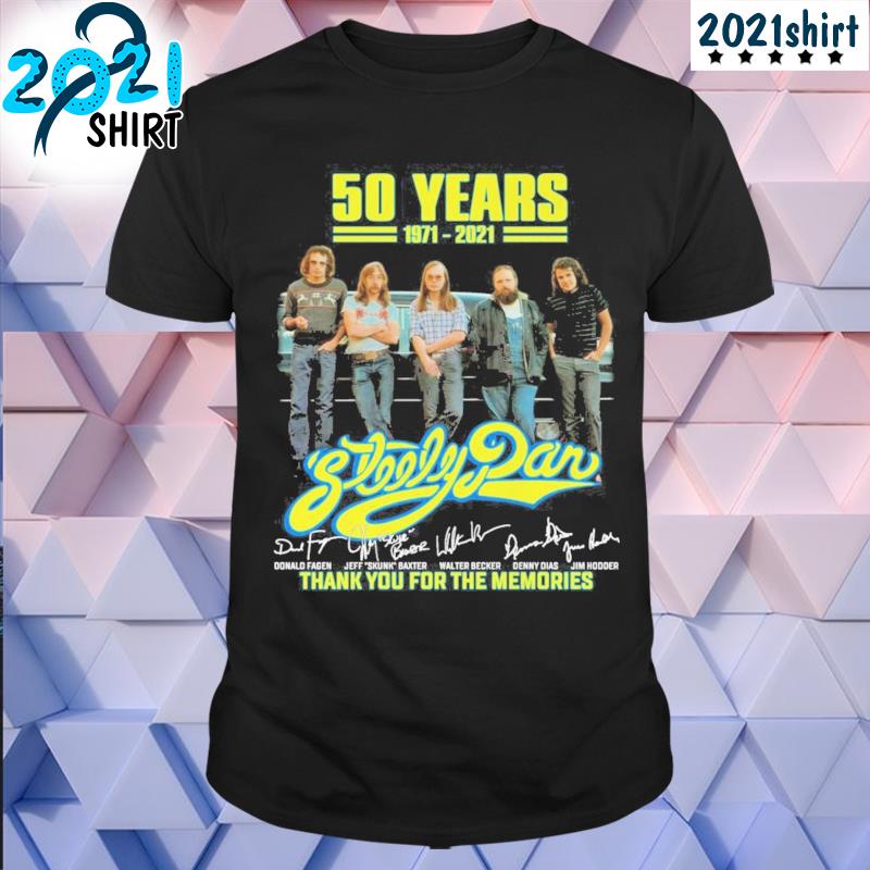 50 year 1971 2021 Steely Dan thank you for the memories shirt
