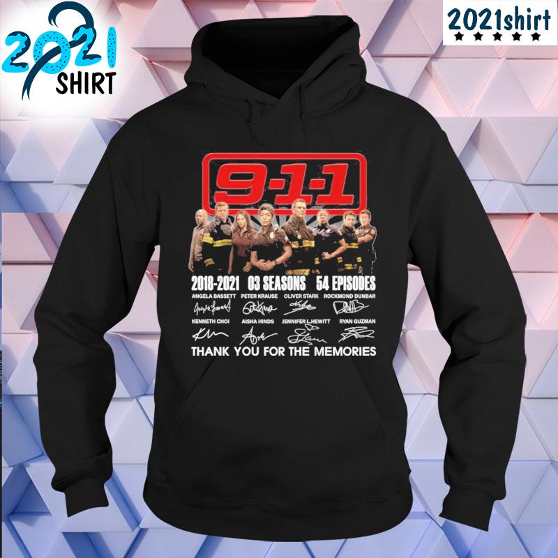 911 2018 2021 03 seasons 54 episodes thank you for the memories s hoodie-black