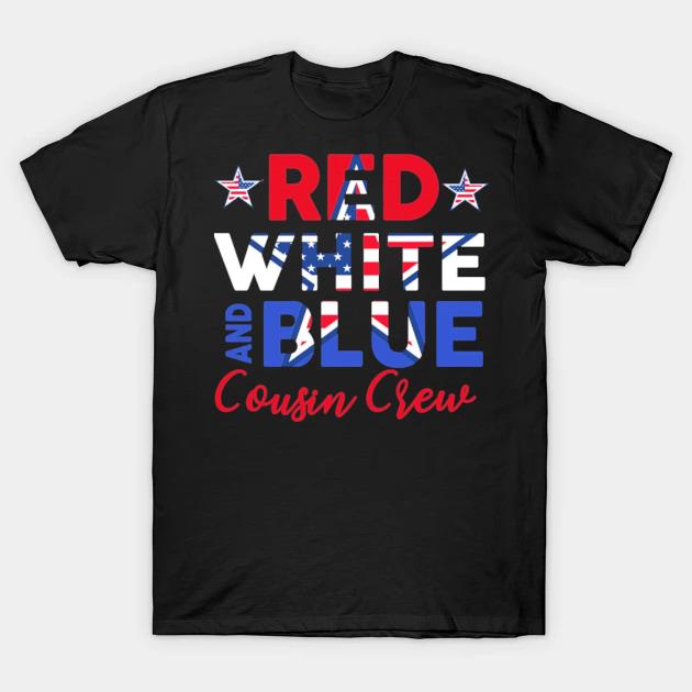 Cousin crew 4th of july kids family vacation group kids shirt