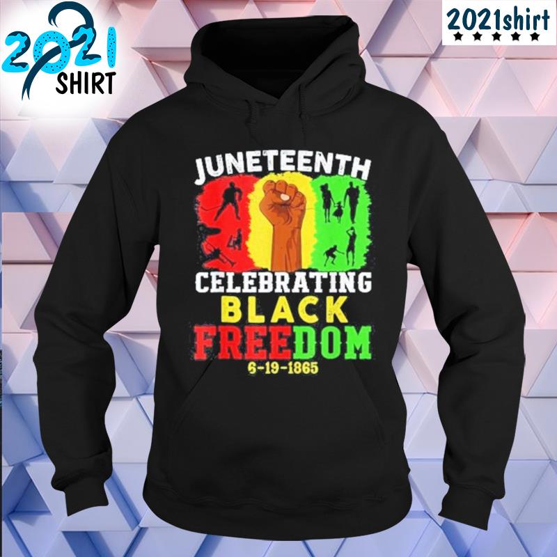 Best Juneteenth celebrating black freedom june 19th 1865 retro Unisex hoodie
