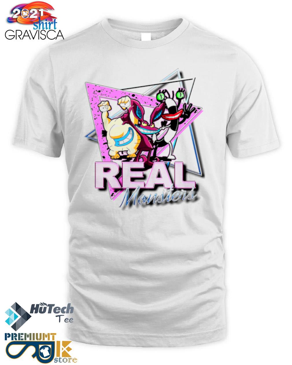 Ahh real monsters homage TV shirt