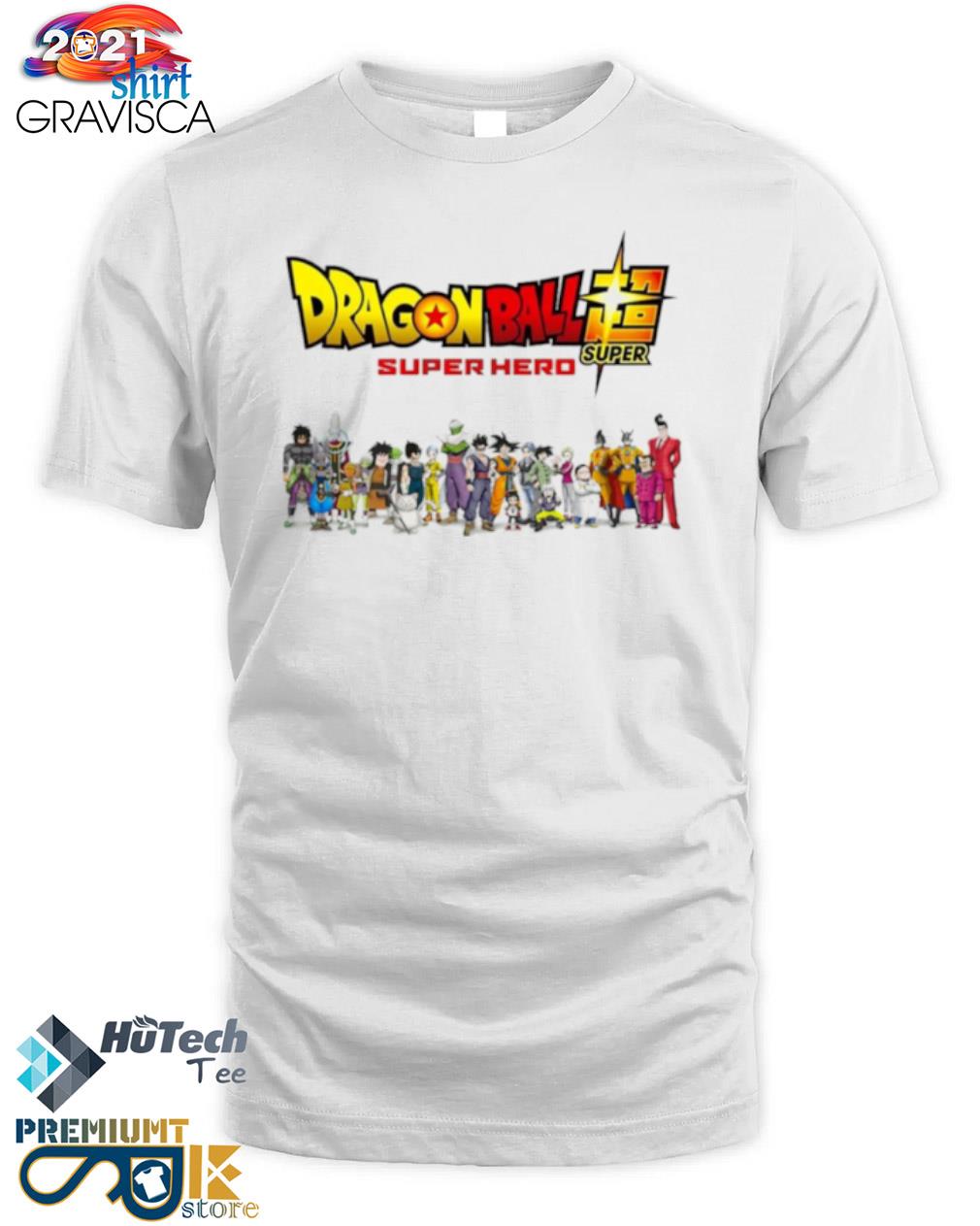 Anime dragonball super hero all characters shirt
