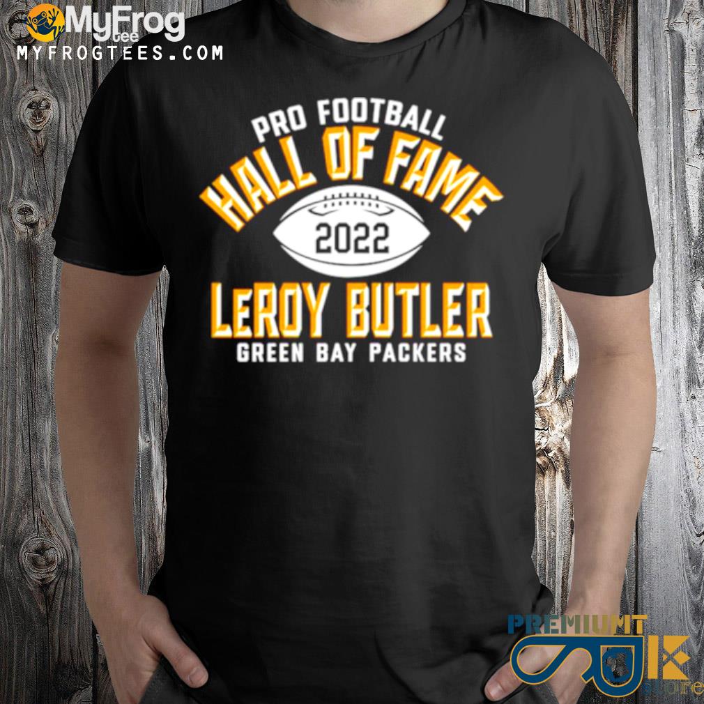 Pro Football hall of fame leroy butler Green Bay Packers shirt